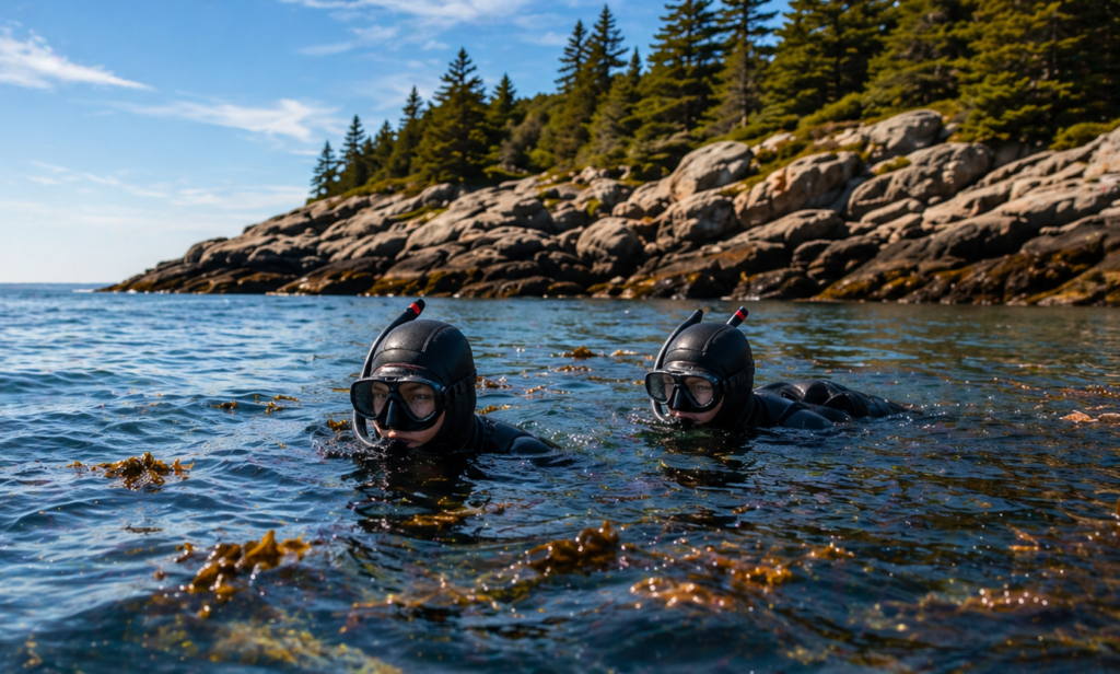 Nova Scotia snorkeling coastal adventure with Great Earth Expeditions