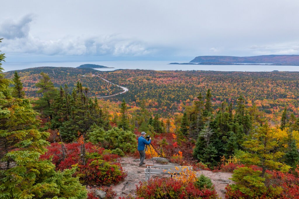 Autumn colour across the Cape Breton Highlands